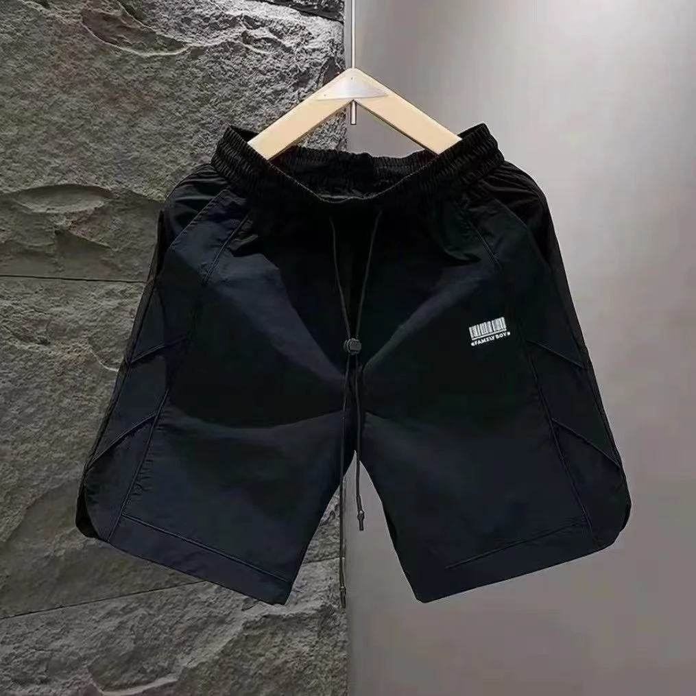 凉感舒适高品质潮牌速干运动休闲短裤男士夏季薄款宽松五分裤