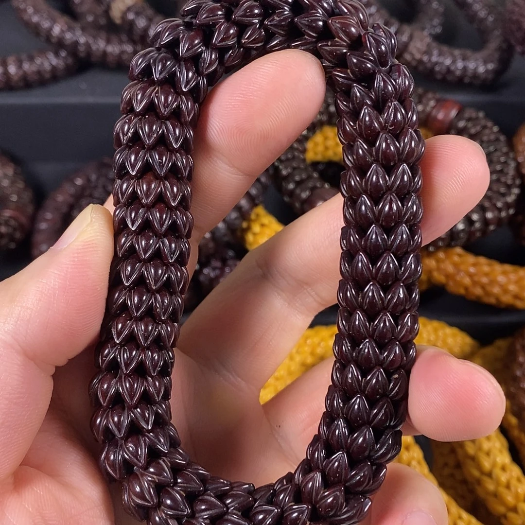 手串紫金鼠包浆莲花15