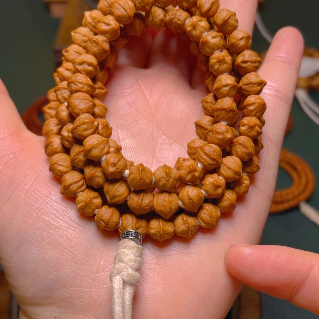 柏香籽/百香籽吊坠白牙横打长串