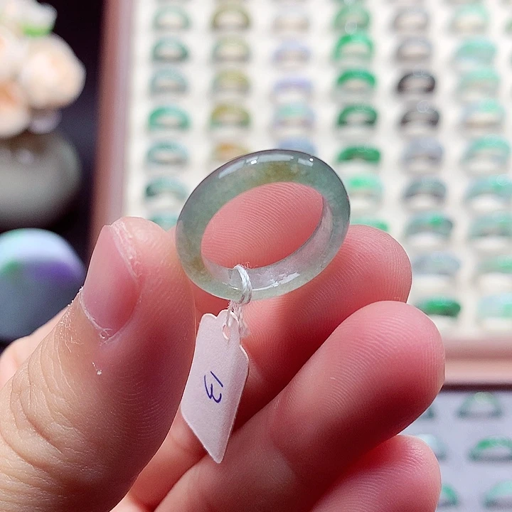 翡翠未镶嵌戒指15号