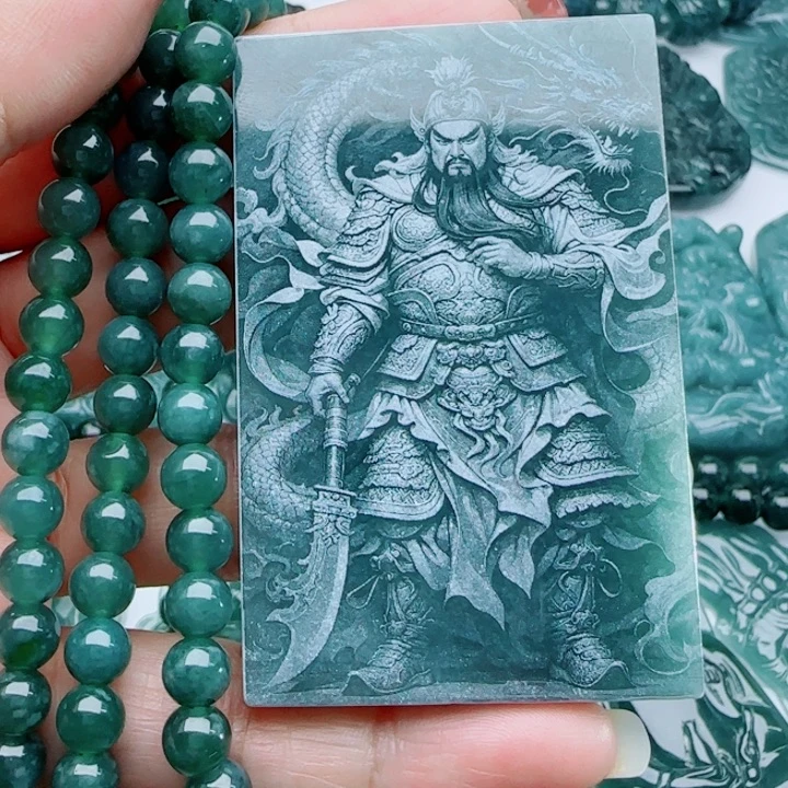 翡翠未镶嵌颈饰多样性发货天然A货翡翠