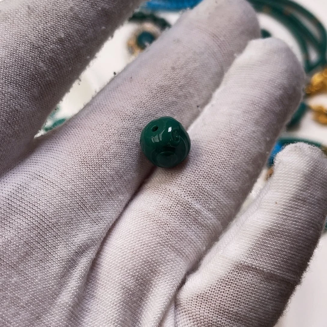 H***t绿松石未镶嵌老型博古