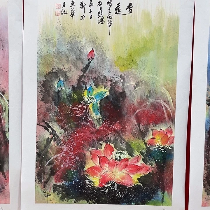 日新画作欣赏作品