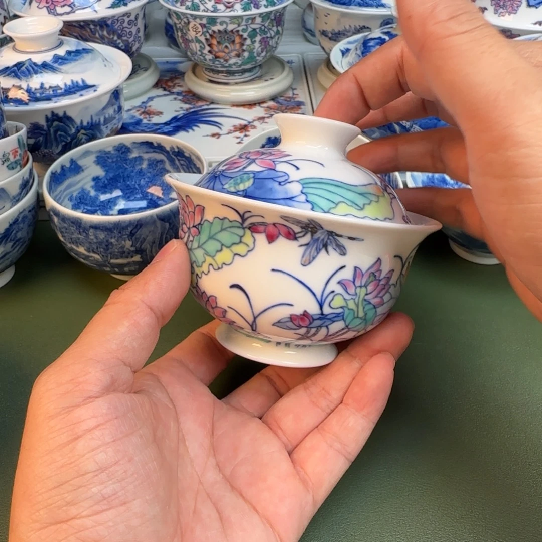 陶纯手工纯手绘茶具278