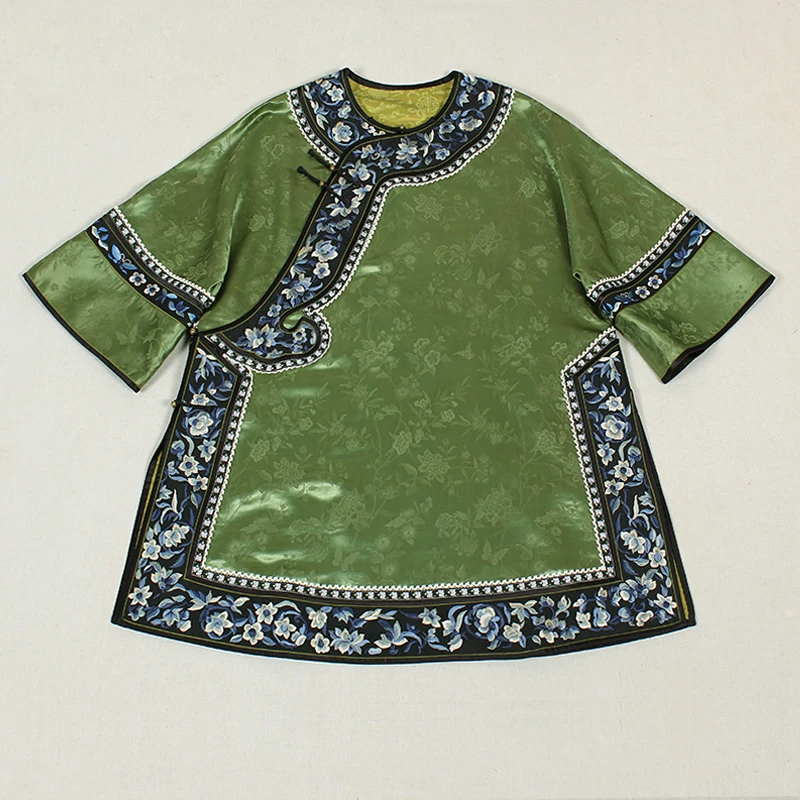 【花溪碧】复古新中式纯手工桑蚕丝香云纱女士夏季国风上衣