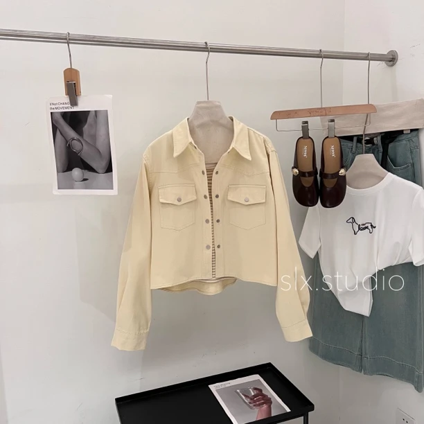 slx@ 88001 韩系水洗外套