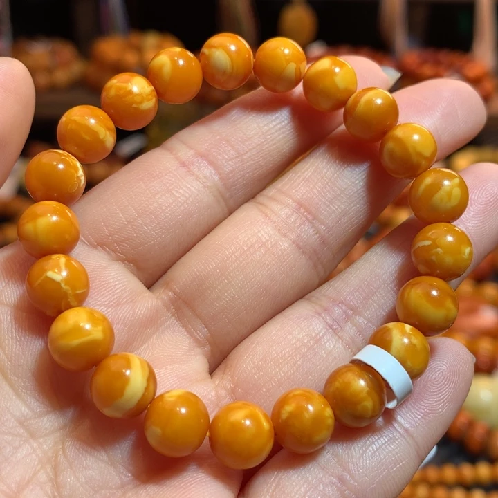 蜜蜡未镶嵌手串蜜蜡手串