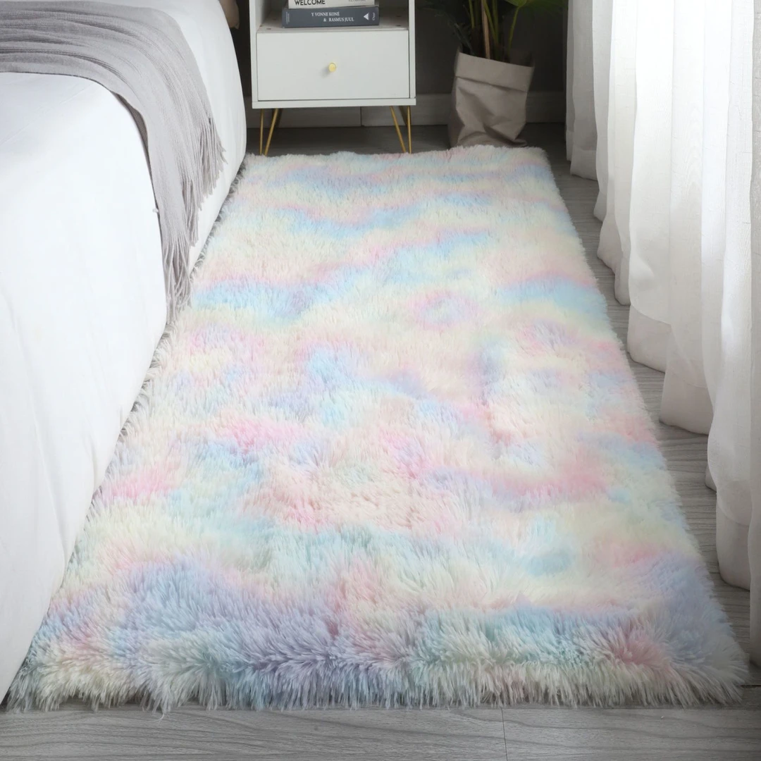 啊新疆西藏包邮加厚地毯卧室少女耐脏床边毯客厅茶几地毯垫房间满