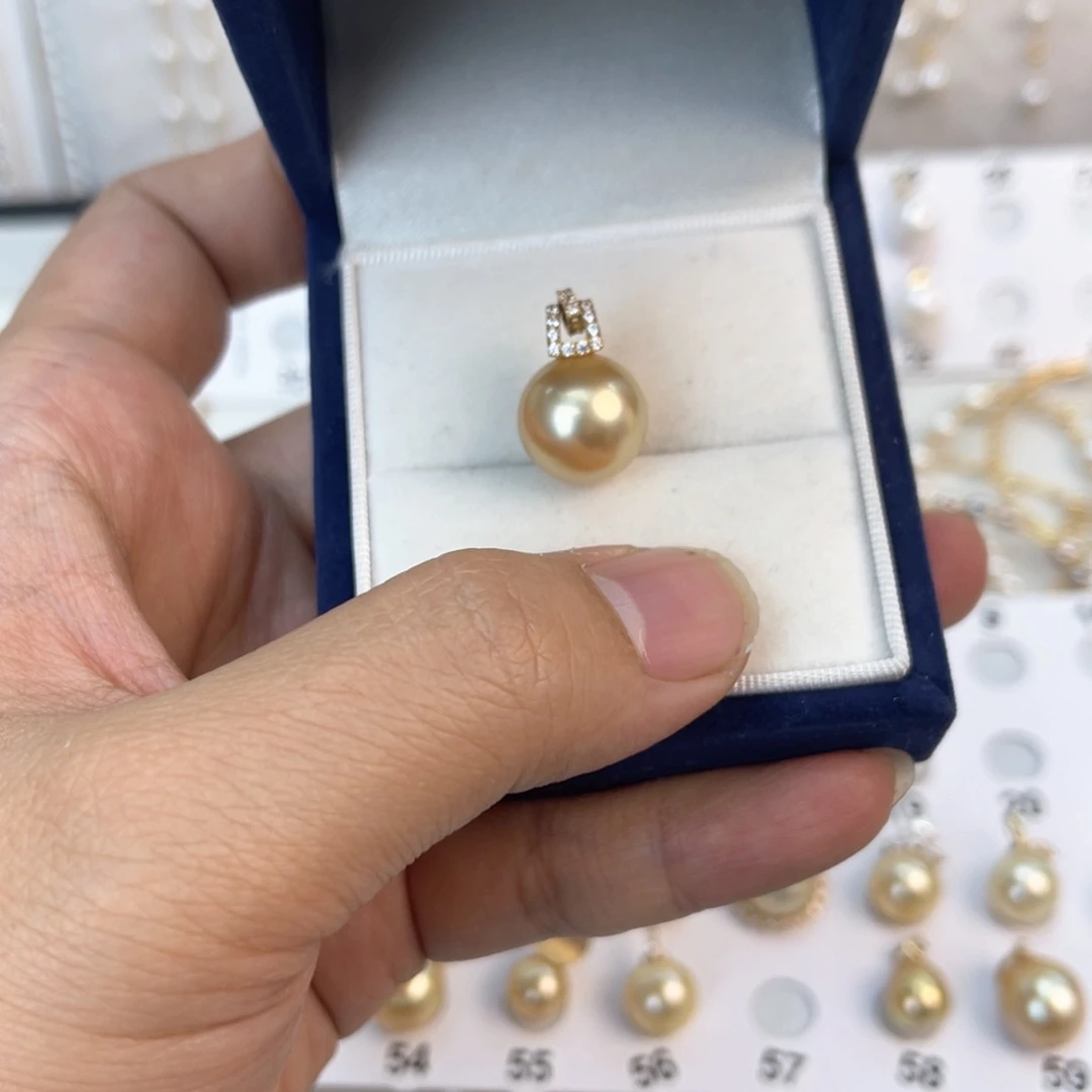 海水珍珠颈饰18K金镶嵌丷***丷