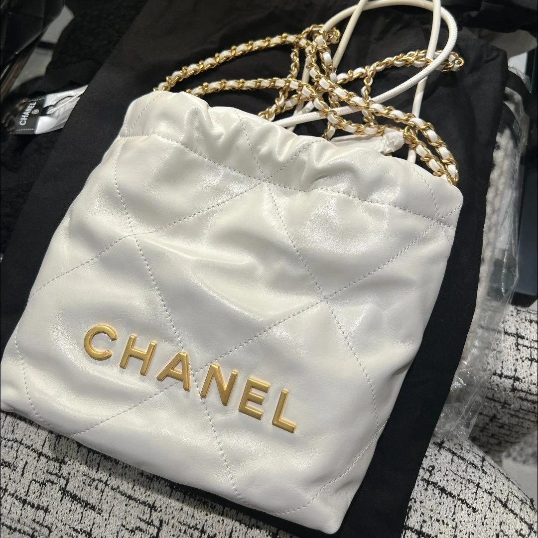 99新 Chanel/香奈儿 Chanel 22bag迷你白金 25120162-02