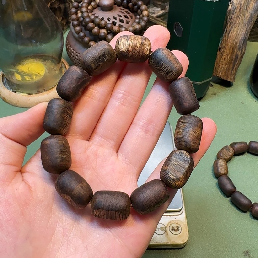 沉香沉香碎屑海南高端乌身圆叶板头香老料15克