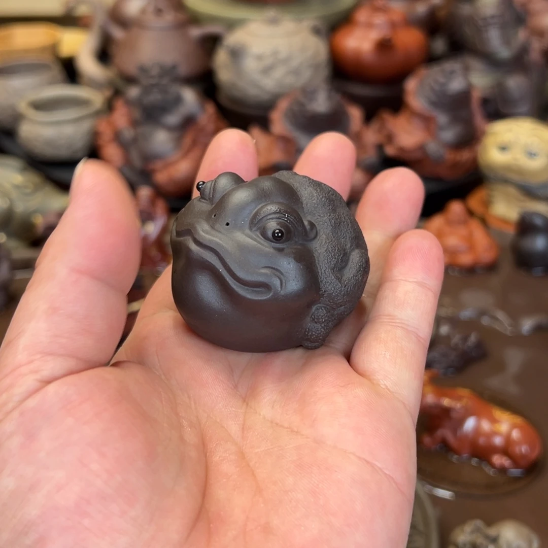 紫砂茶宠紫砂金蟾
