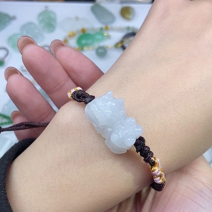 翡翠手链未镶嵌手绳