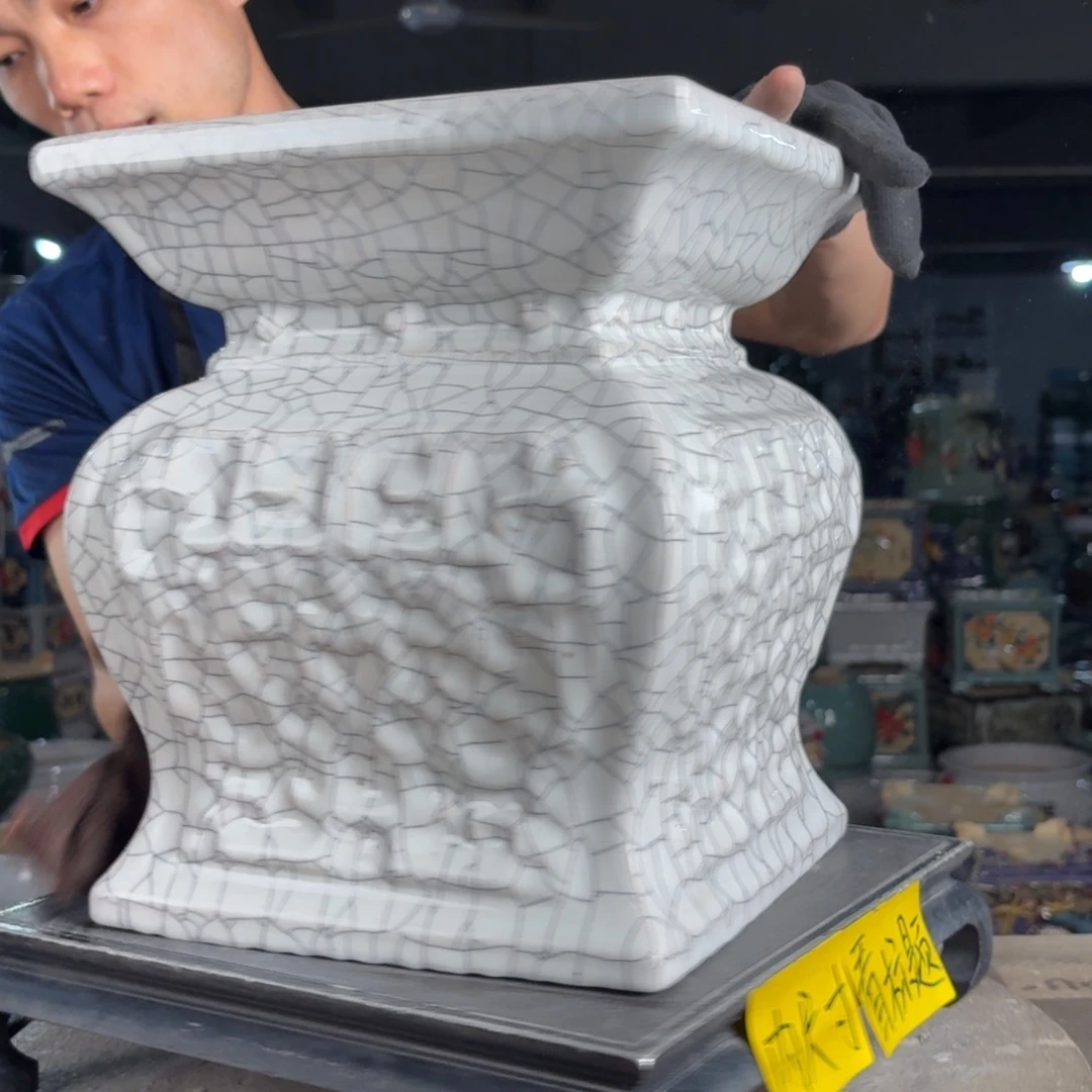 一风堂石湾花盆 面25高30