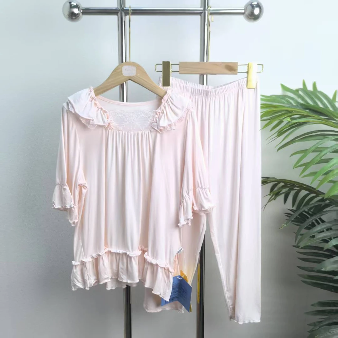 【1616】粉色宫廷晚宴居家服