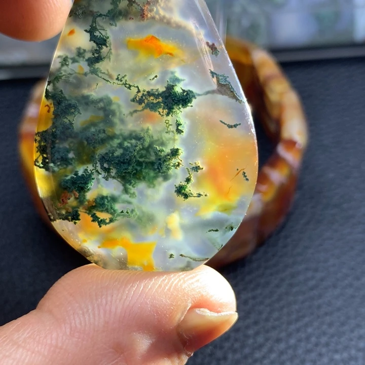 漂***）玛瑙/玉髓未镶嵌颈饰