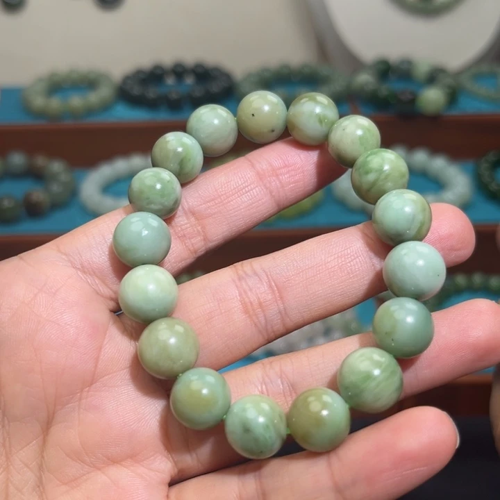 和田玉未镶嵌手链卡12