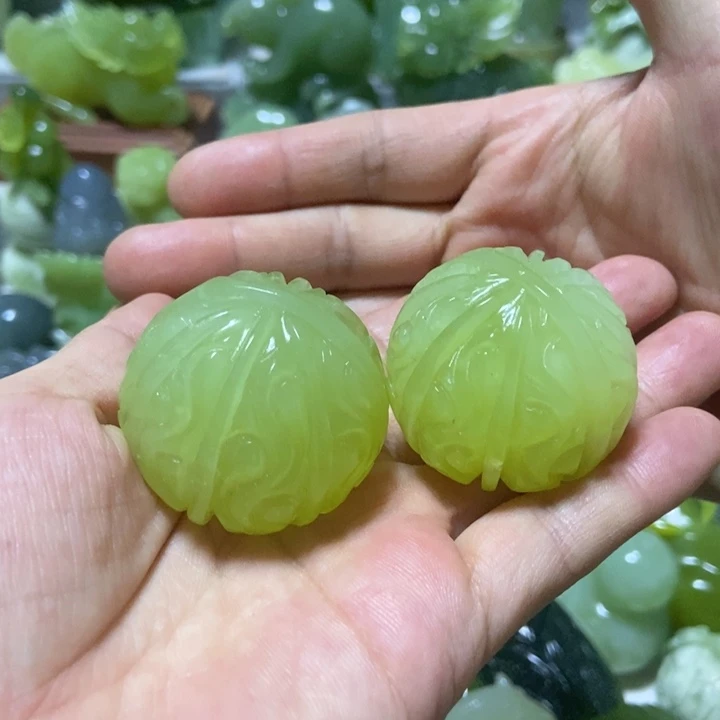 【闪购商品】未镶嵌蛇纹石玉把件