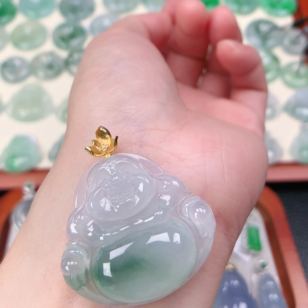翡翠未镶嵌颈饰吊坠