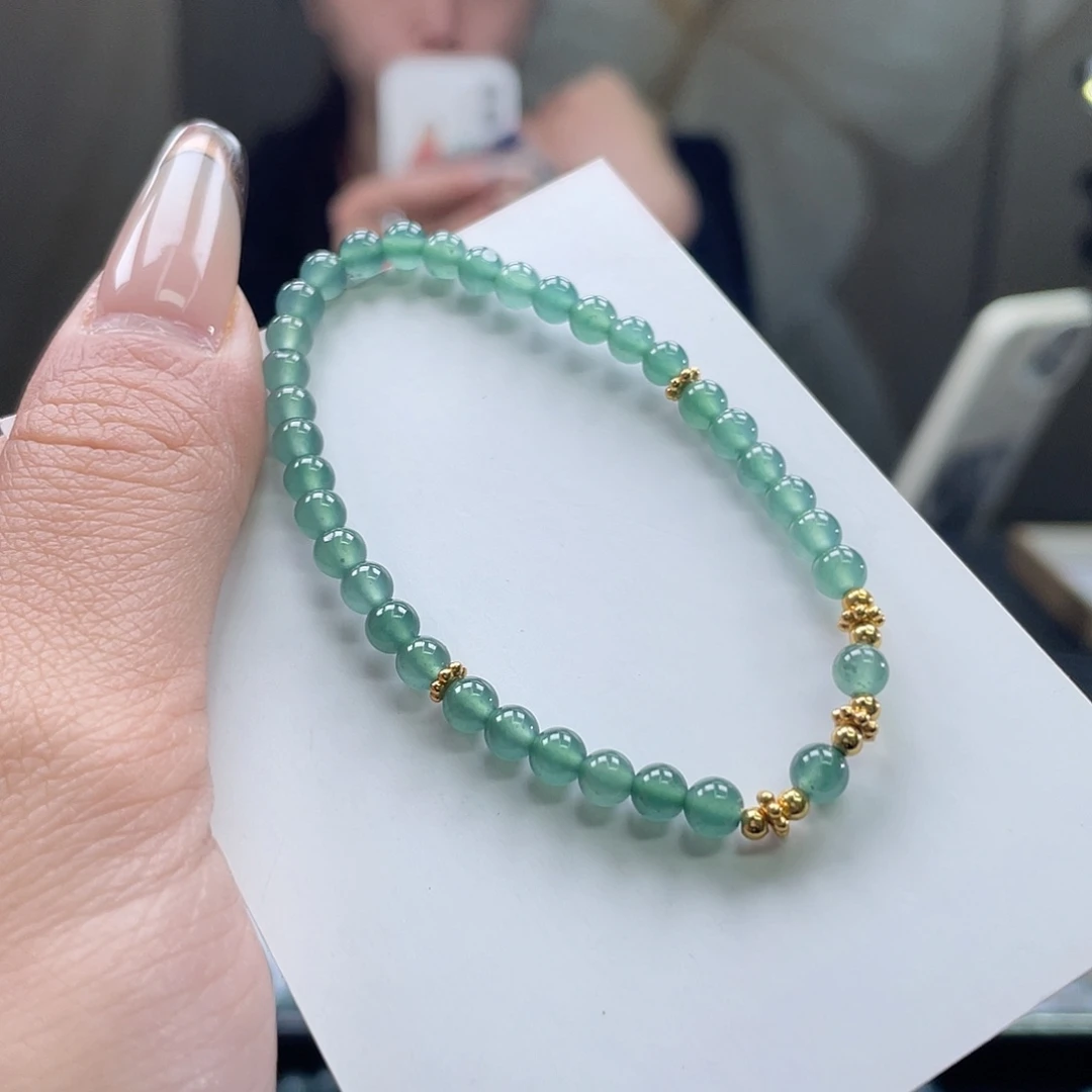 翡翠银S925镶嵌套链