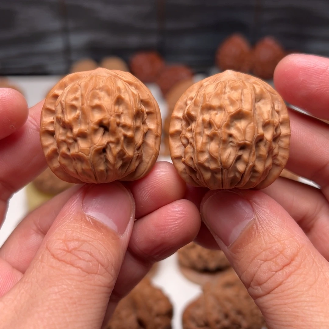 文玩核桃把件35石门元宝