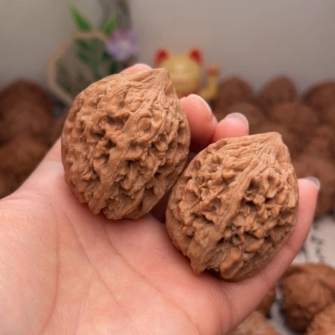 吊坠文玩核桃大沽石全品37