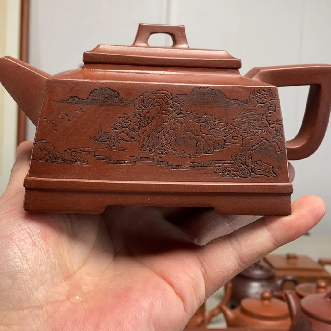 紫砂茶壶用****7原矿泥料传统工艺制作