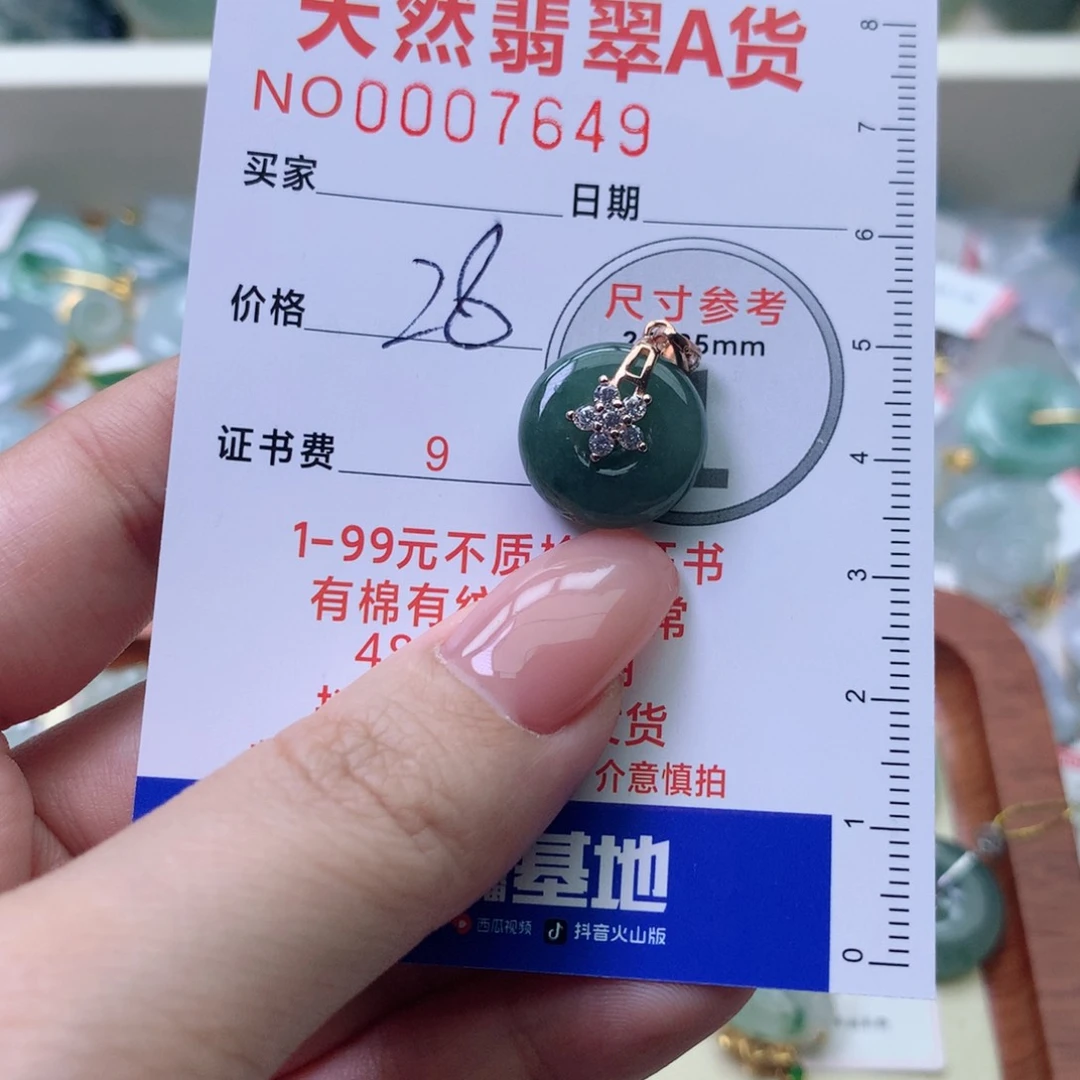翡翠颈饰未镶嵌翡翠