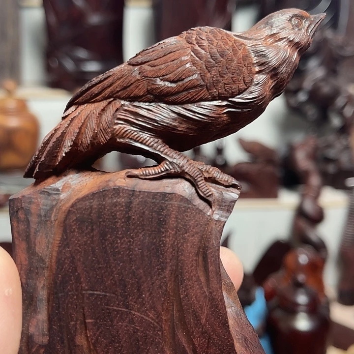 马***丁檀香紫檀（小叶紫檀）小叶紫檀小鸟