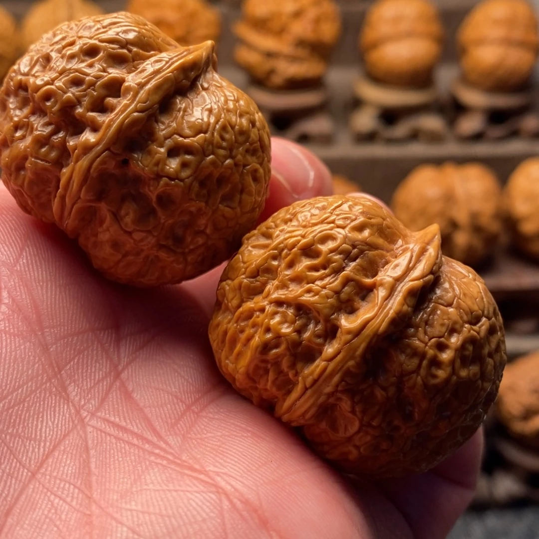 文玩核桃把件新款元宝41尺寸