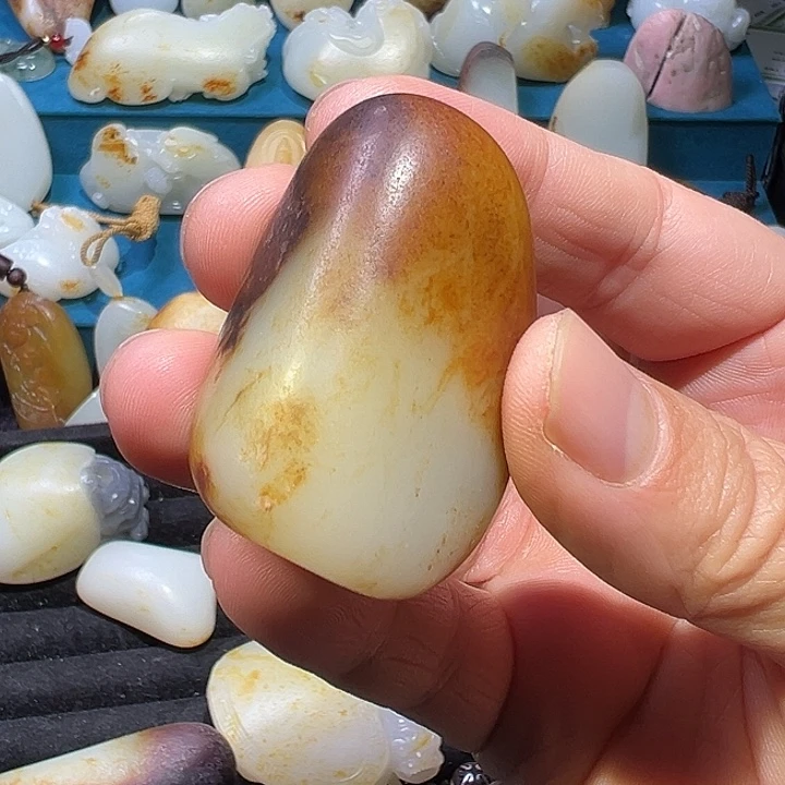 和田玉未镶嵌吊坠(不含链)