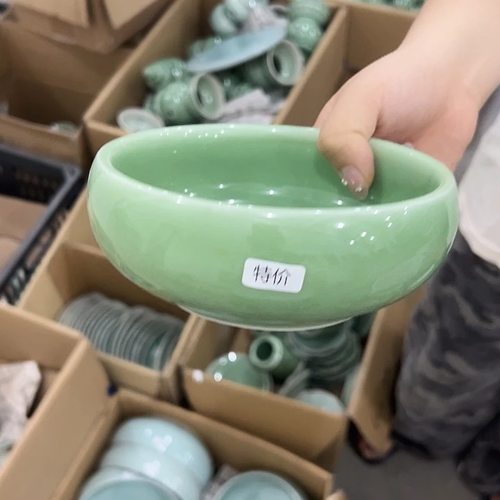 龙泉云间青瓷小米茶器