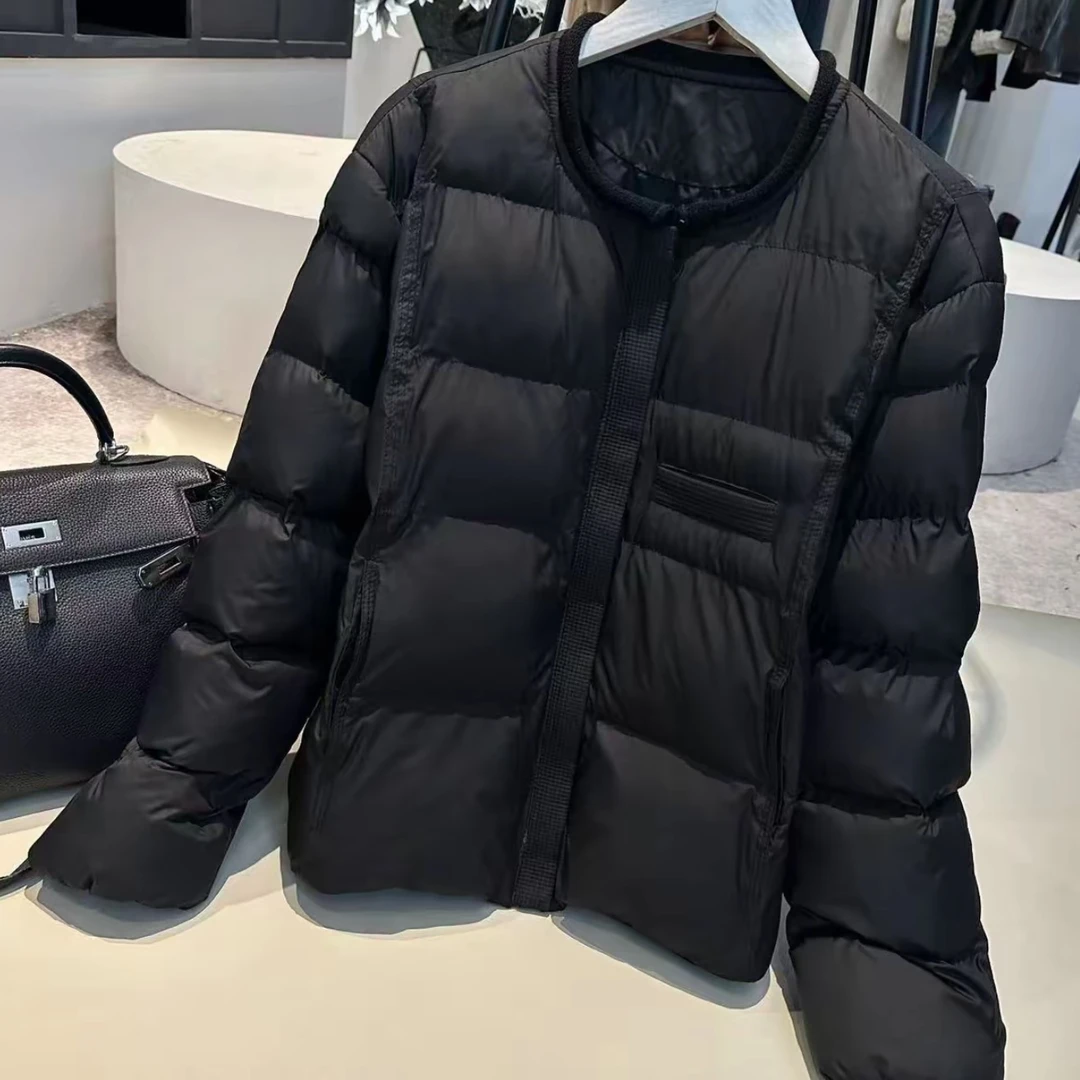 《姚家优麦汇》Y7512冬款圆领棉服设计感百搭时尚外套休闲女款