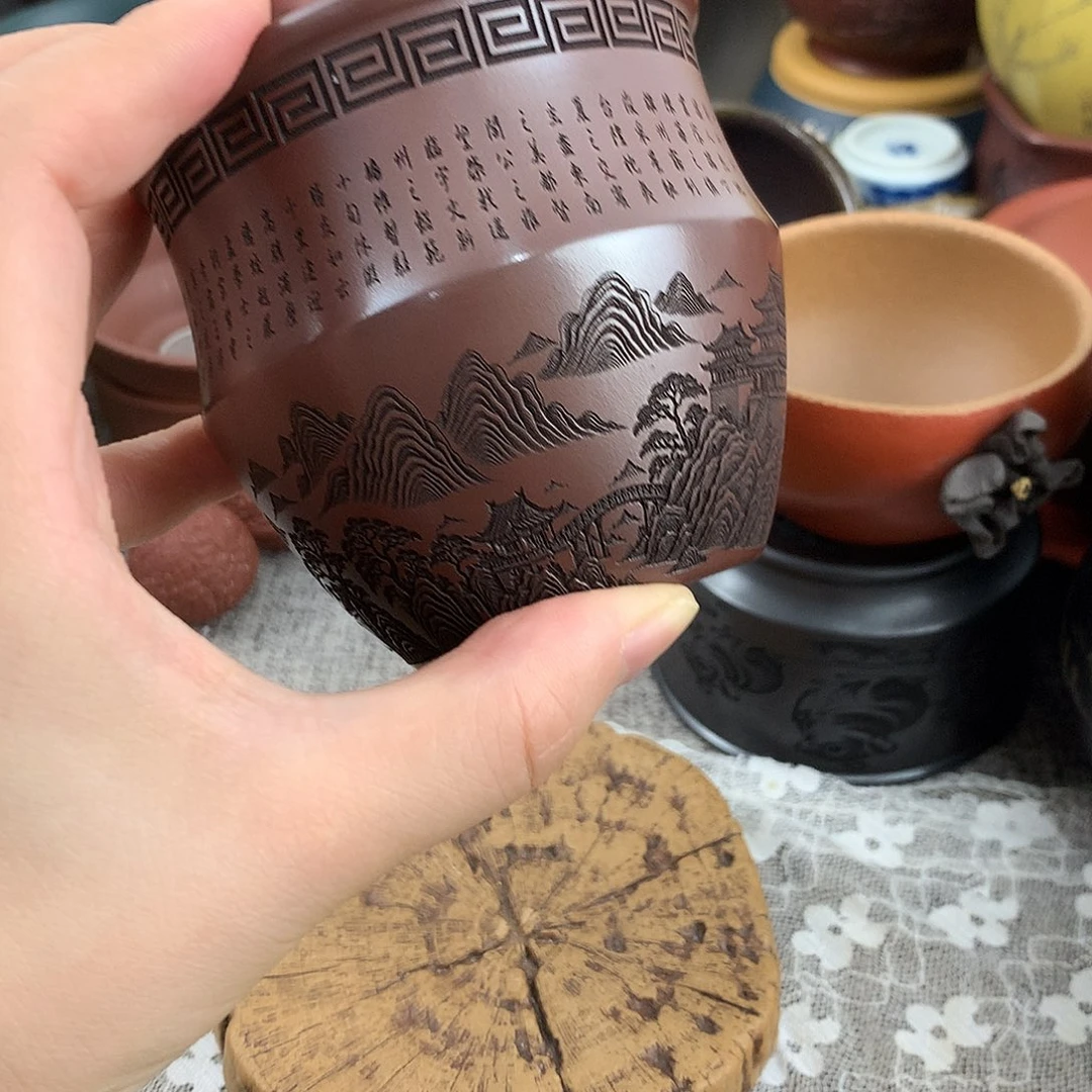 茶杯紫砂高端主人杯