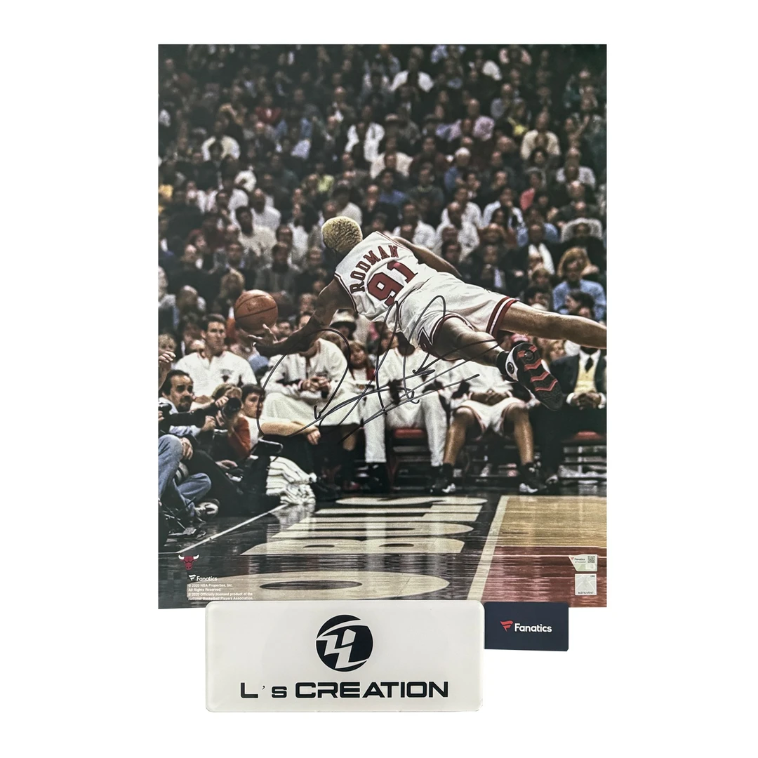 【亲签保真】罗德曼亲签海报带FA证书（可定制装裱或礼盒）