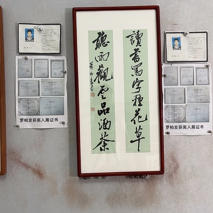 书法罗柏发老师的作品