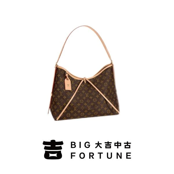 99新 LouisVuitton/路易威登 大吉中古/LV中号carryall斜挎包