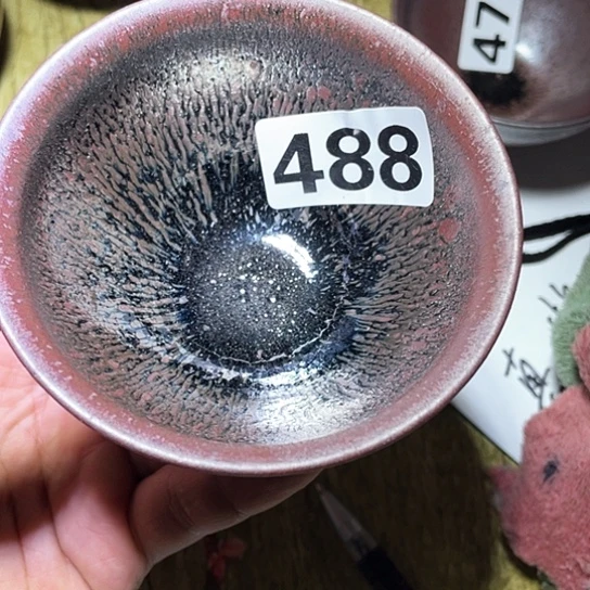 茶盏茶色头发有点卷488