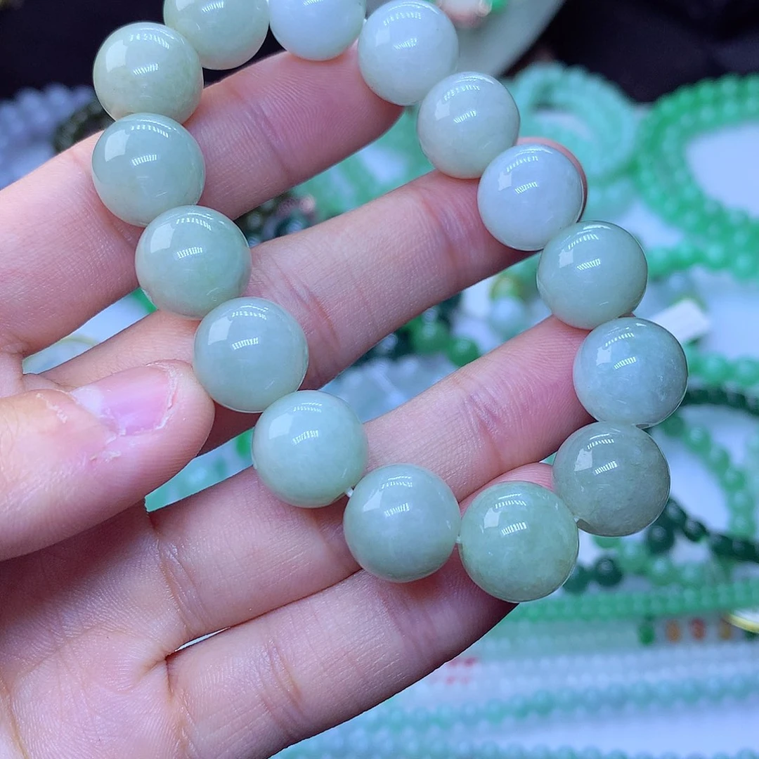 翡翠毛衣链未镶嵌