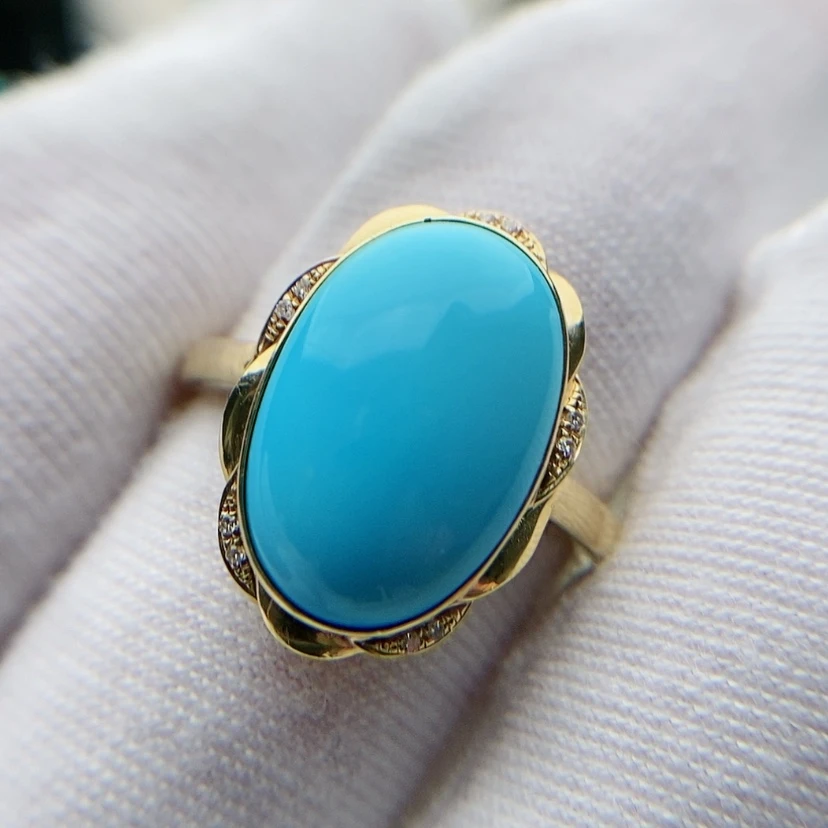 【闪购商品】绿松石配饰18K金镶嵌