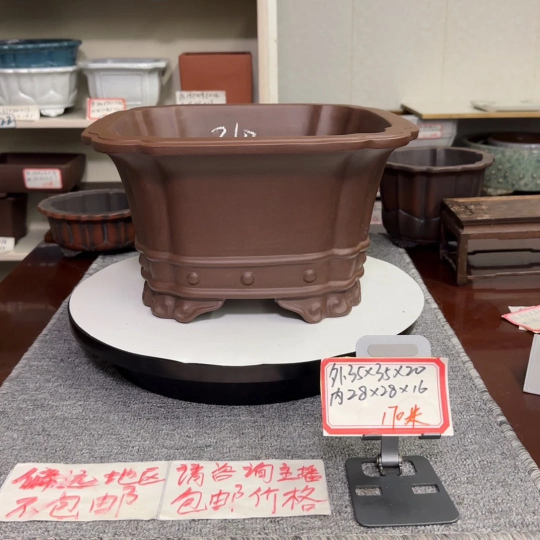 盆友居紫砂花盆直播间
