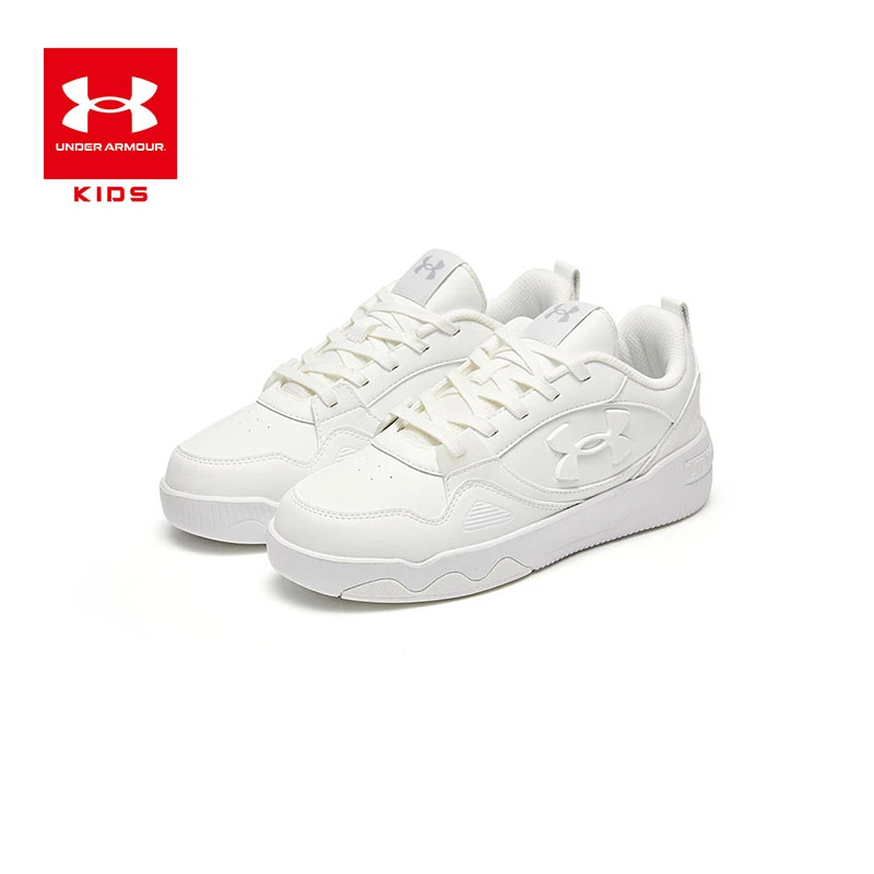 Under Armour/安德玛休闲鞋时尚轻便儿童鞋低帮板鞋女童透气运动