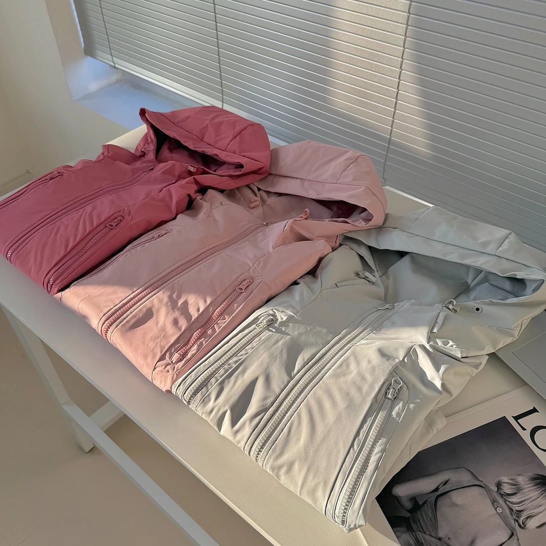 肉肉家-【糖果色冲锋衣】儿童春季拉链大连帽款冲锋衣外套上衣