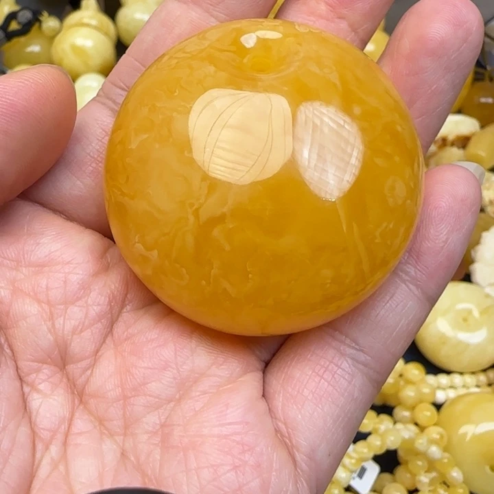 蜜蜡颈饰未镶嵌天然蜜蜡