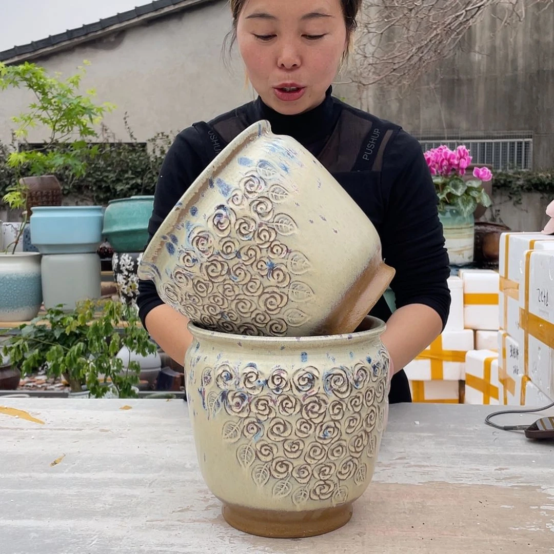 紫砂花盆王嫂花盆直播0310-966打