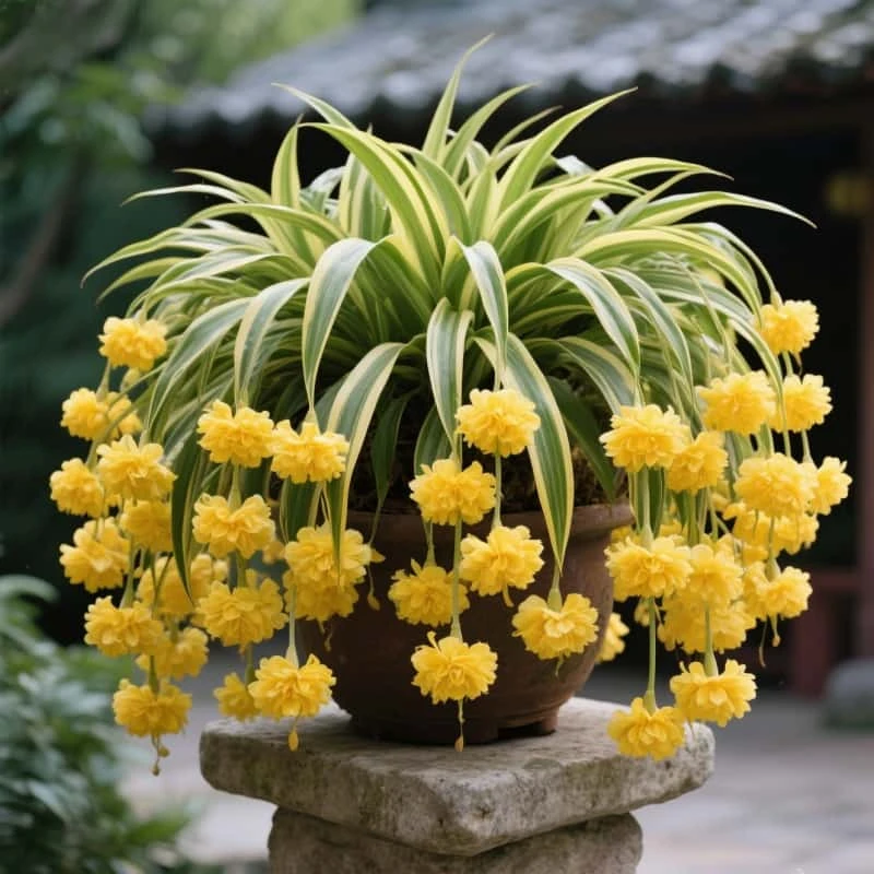 四季金心浓香大花吊兰苗四季开花植物耐寒热阳台庭院易活花卉绿植