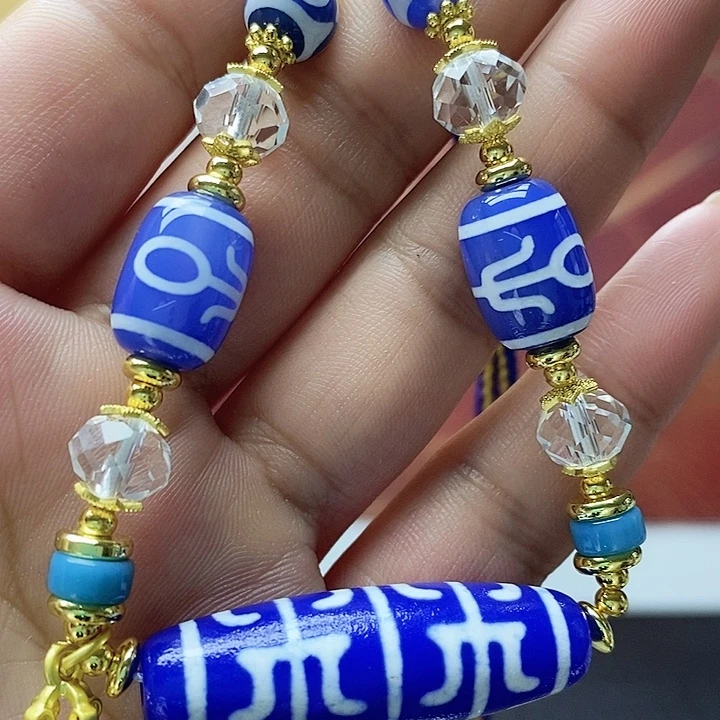 玛瑙/玉髓合金颈饰