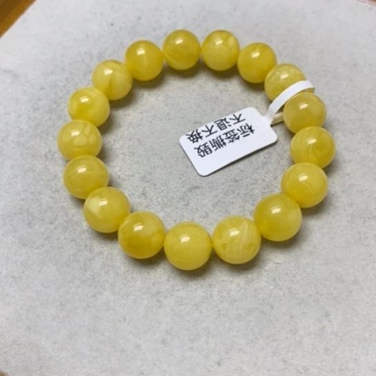 未镶嵌蜜蜡裸石串