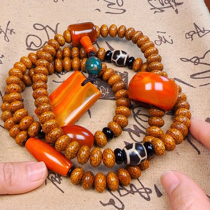 星月菩提吊坠烟*脖挂