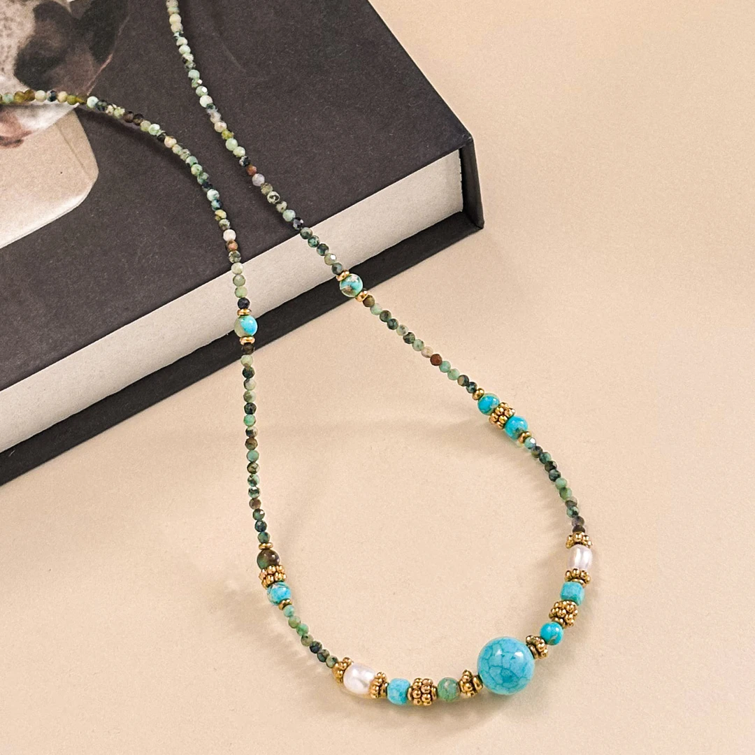 【去野】小众法式气质天然淡水珍珠项链